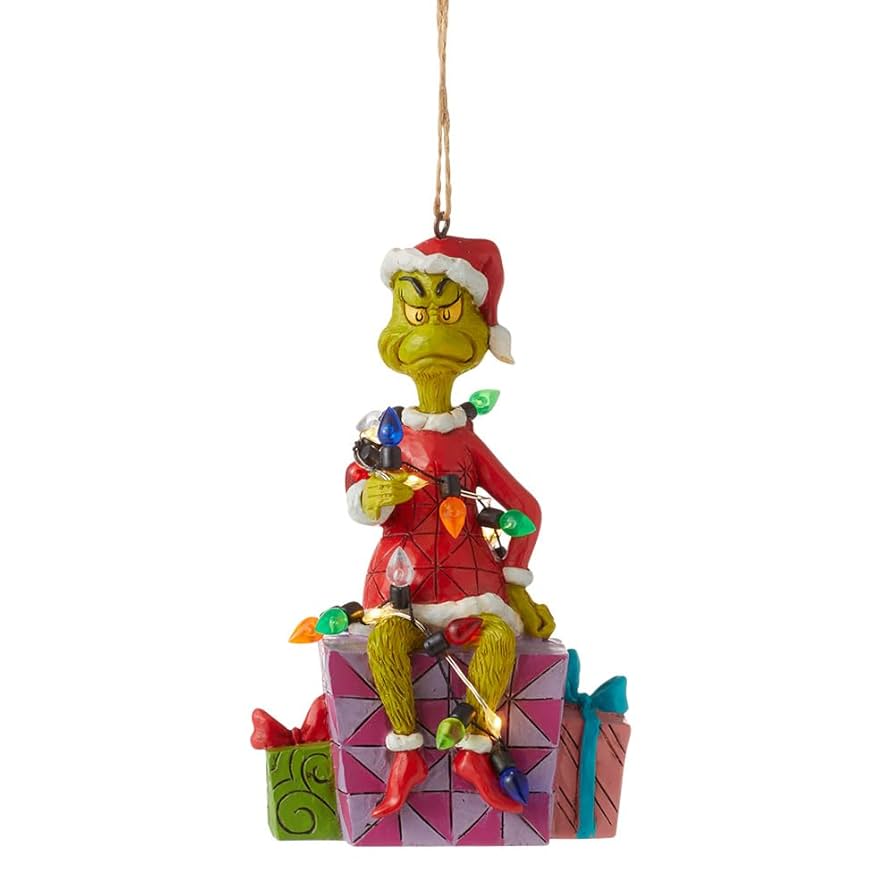グリンチ☆クリスマスオーナメント☆Grinch☆enesco Amazon.co.jp: Enesco Dr.Seuss Grinch by Jim Shoreサンタ